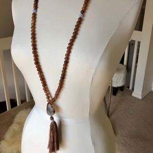 NWOT Mala with Tassel, Bohemian Jewelry